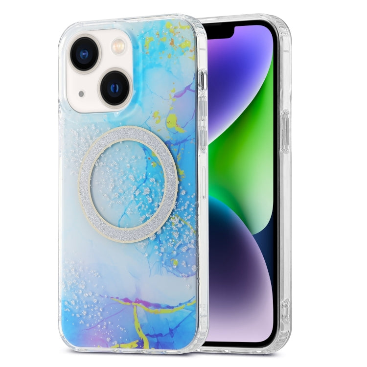 Dual-side IMD Marble Magsafe Phone Case, For iPhone 14 Pro, For iPhone 14 Pro Max, For iPhone 15 Plus