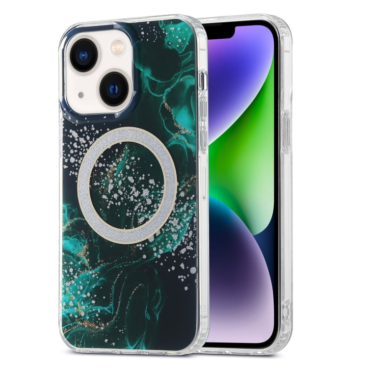 Dual-side IMD Marble Magsafe Phone Case, For iPhone 14 Pro, For iPhone 14 Pro Max, For iPhone 15 Plus