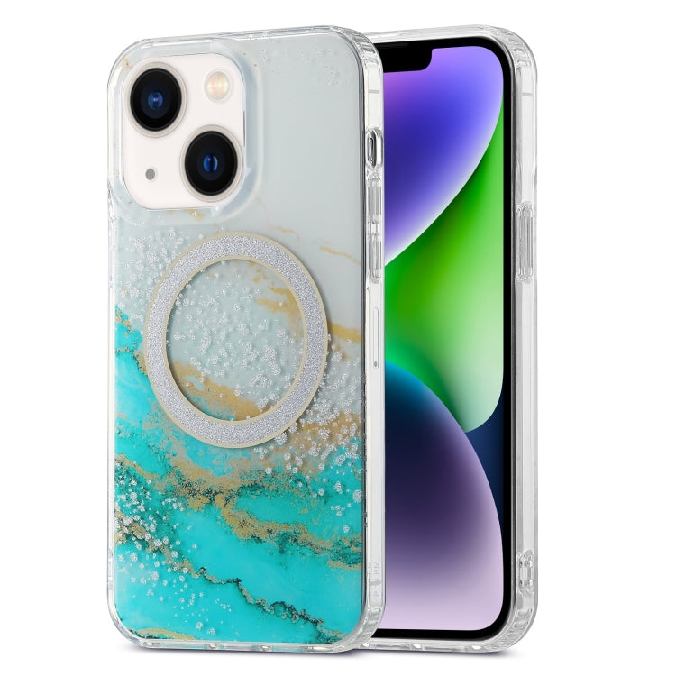 Dual-side IMD Marble Magsafe Phone Case, For iPhone 14 Pro, For iPhone 14 Pro Max, For iPhone 15 Plus