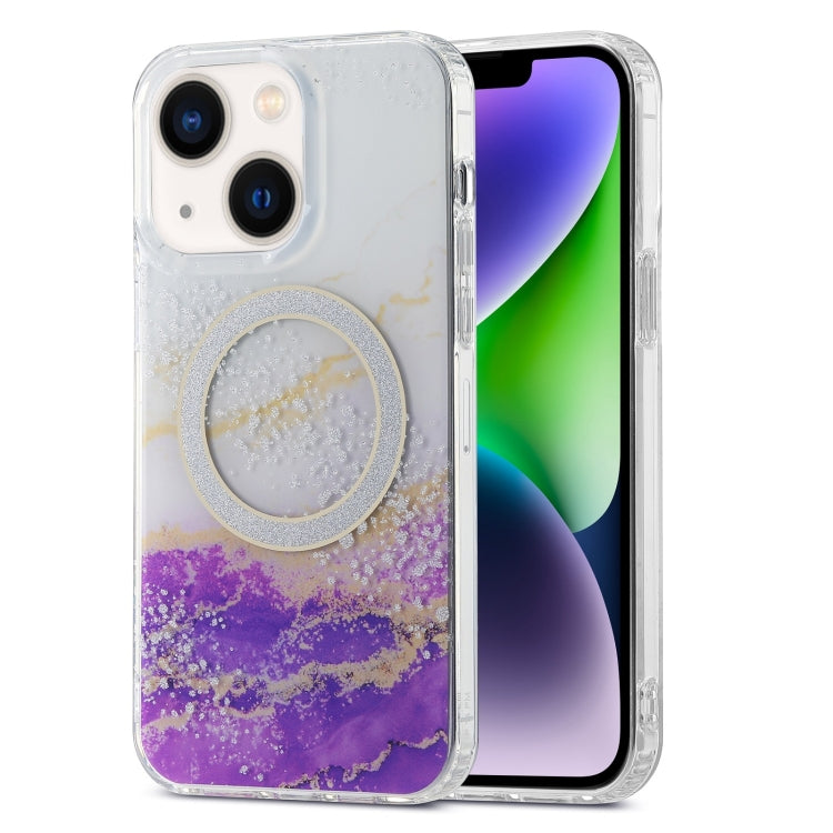 Dual-side IMD Marble Magsafe Phone Case, For iPhone 14 Pro, For iPhone 14 Pro Max, For iPhone 15 Plus