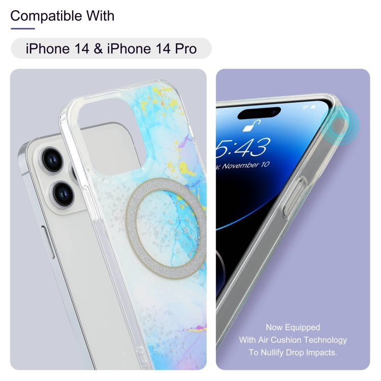 Dual-side IMD Marble Magsafe Phone Case