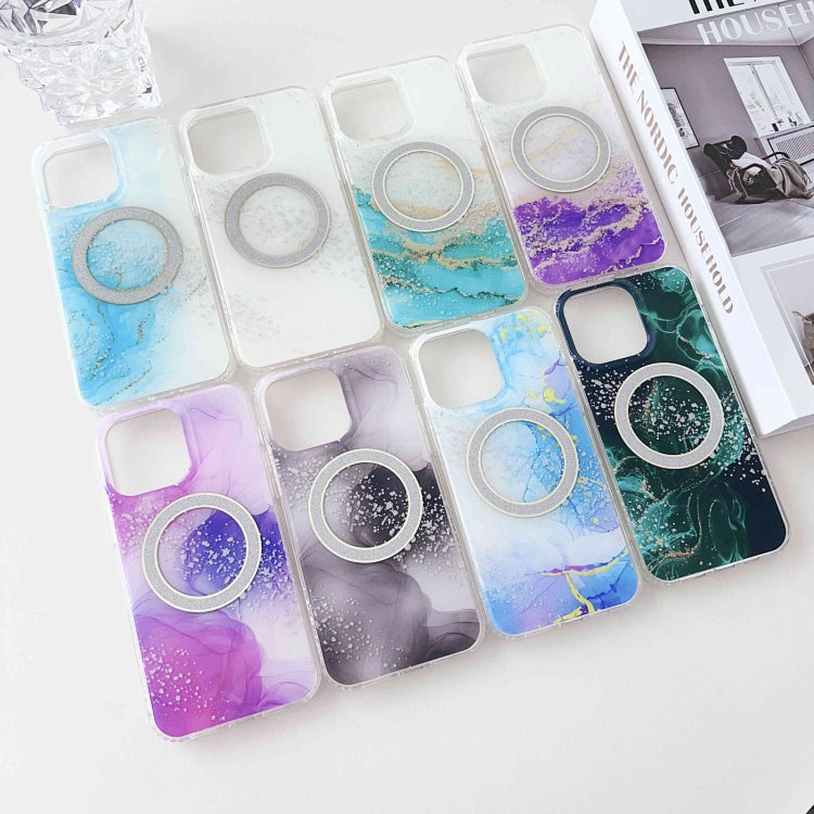 Dual-side IMD Marble Magsafe Phone Case, For iPhone 14 Pro, For iPhone 14 Pro Max, For iPhone 15 Plus