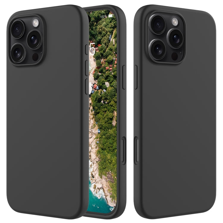 Solid Color Silicone Phone Case, For iPhone 16e, For iPhone 16 Pro Max