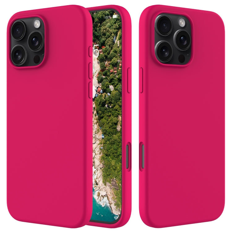 Solid Color Silicone Phone Case, For iPhone 16e, For iPhone 16 Pro Max
