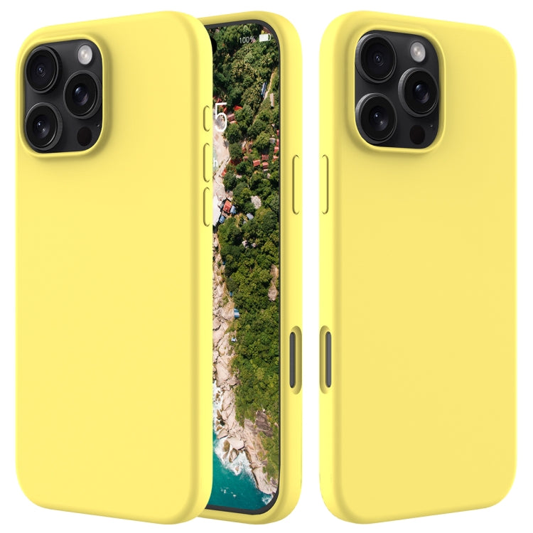Solid Color Silicone Phone Case, For iPhone 16e, For iPhone 16 Pro Max