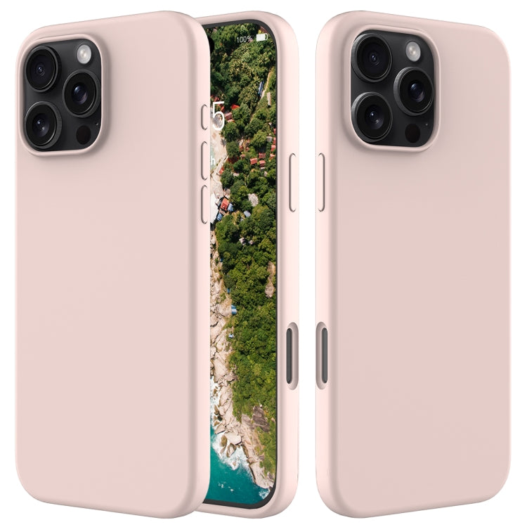 Solid Color Silicone Phone Case, For iPhone 16e, For iPhone 16 Pro Max