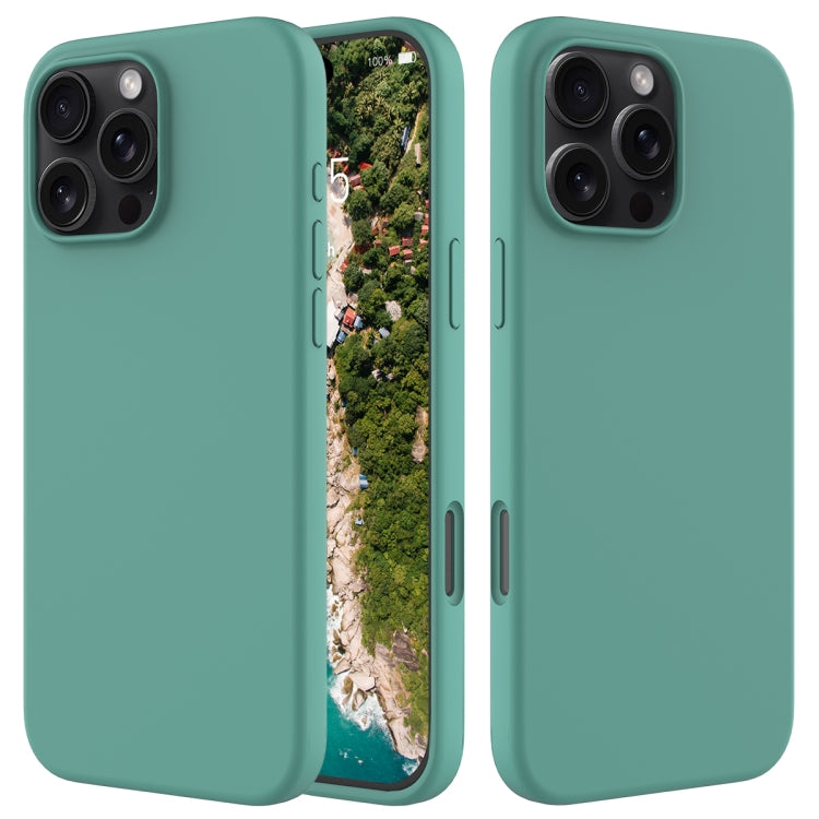 Solid Color Silicone Phone Case, For iPhone 16e, For iPhone 16 Pro Max
