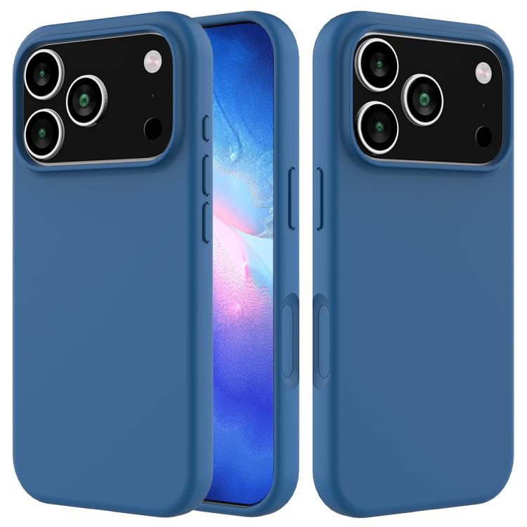 Solid Color Silicone Phone Case, For iPhone 17 Pro Max, For iPhone 17 Pro