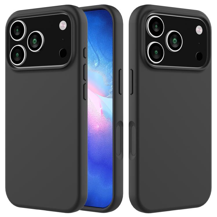 Solid Color Silicone Phone Case, For iPhone 17 Pro Max, For iPhone 17 Pro