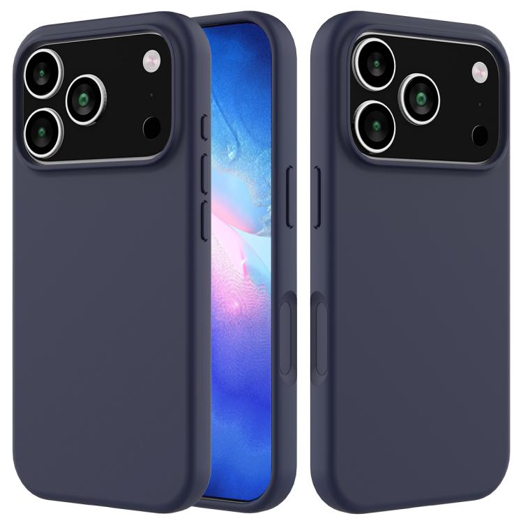 Solid Color Silicone Phone Case, For iPhone 17 Pro Max, For iPhone 17 Pro