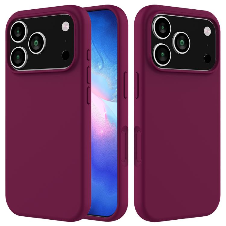 Solid Color Silicone Phone Case, For iPhone 17, For iPhone Air