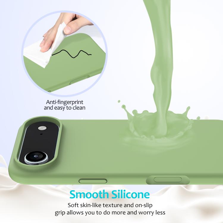 Solid Color Silicone Phone Case, For iPhone 16e, For iPhone 16 Pro Max