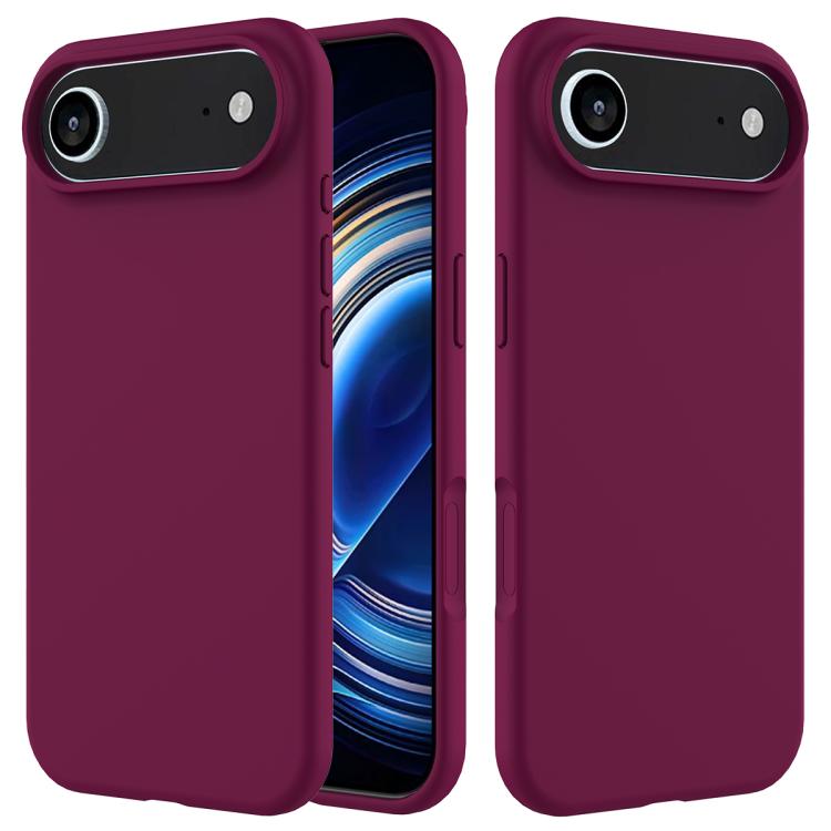 Solid Color Silicone Phone Case, For iPhone 16e, For iPhone 16 Pro Max