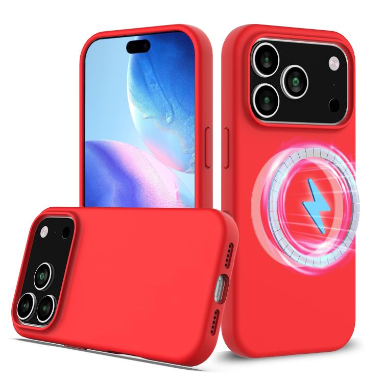 Shockproof Silicone Magsafe Phone Case, For iPhone 17e / 16e, For iPhone 17 Pro Max