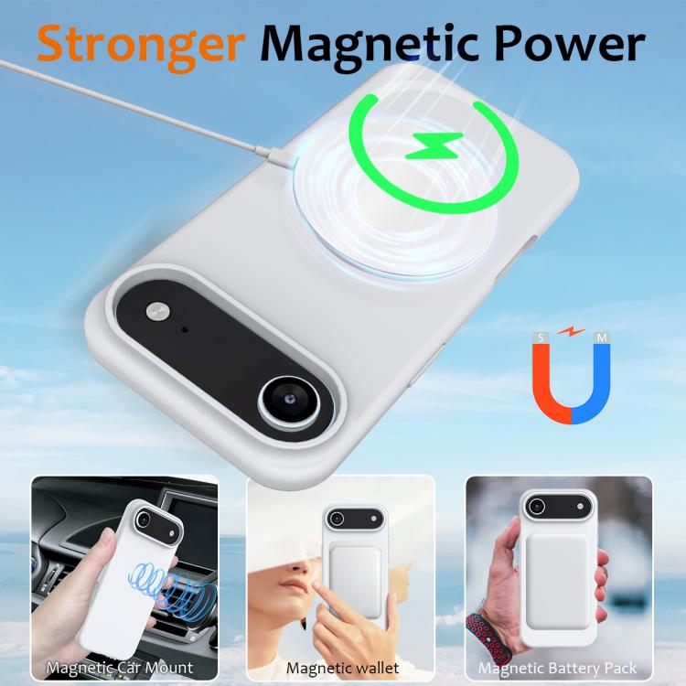 Shockproof Silicone Magsafe Phone Case, For iPhone 17 Air, For iPhone 16 Pro Max