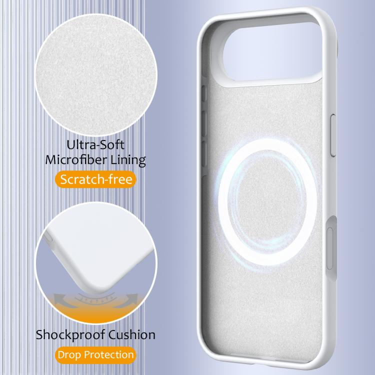 Shockproof Silicone Magsafe Phone Case, For iPhone 17 Air, For iPhone 16 Pro Max