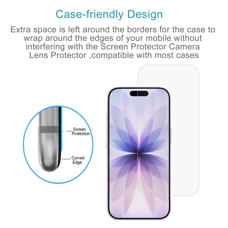 10pcs 0.26mm 9H 2.5D High Aluminum Tempered Glass Film
