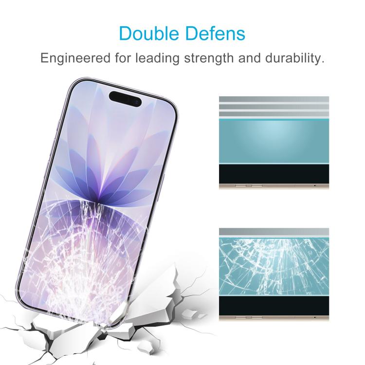 10pcs 0.26mm 9H 2.5D High Aluminum Tempered Glass Film