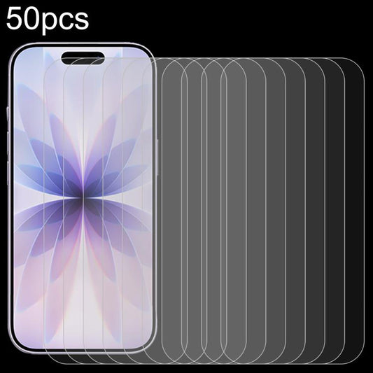 50pcs 0.26mm 9H 2.5D High Aluminum Tempered Glass Film