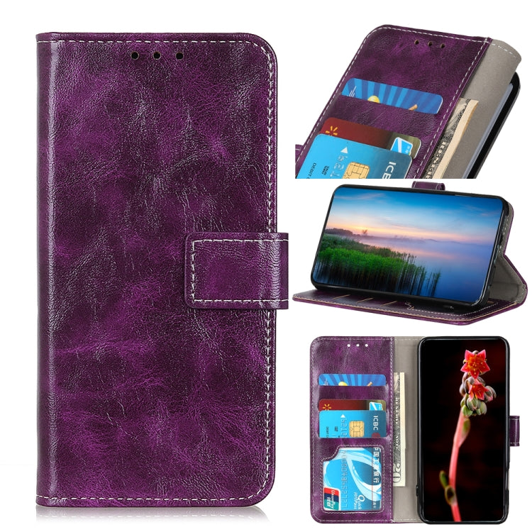 Retro Crazy Horse Texture Horizontal Flip Leather Phone Case, For iPhone 16, For iPhone 15 Pro Max, For iPhone 15 Pro, For iPhone 15 Plus