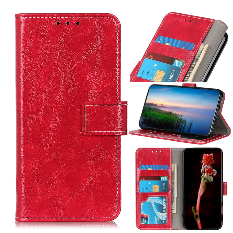 Retro Crazy Horse Texture Horizontal Flip Leather Phone Case, For iPhone 15