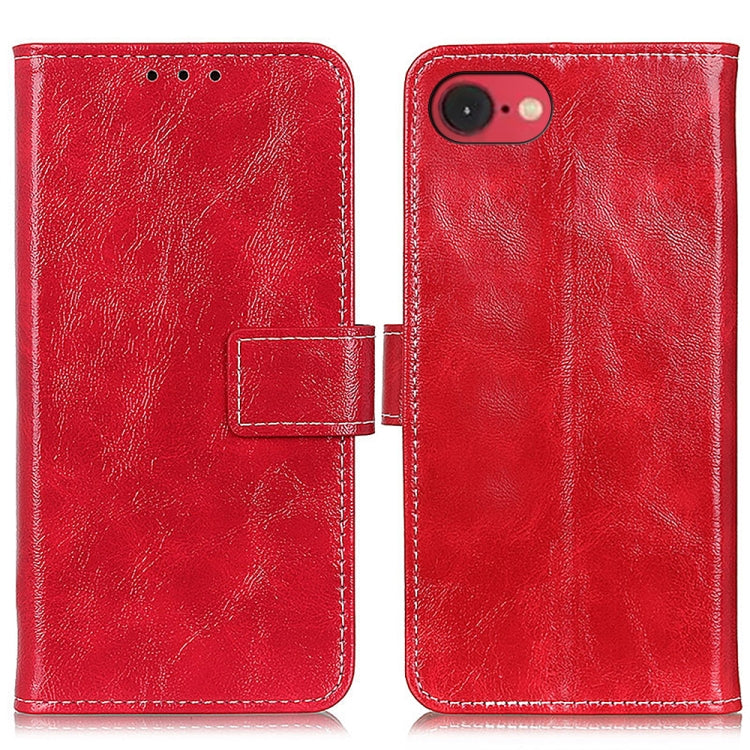 Retro Crazy Horse Texture Horizontal Flip Leather Phone Case, For iPhone 18 Pro / 17 Pro, For iPhone 18 Pro Max / 17 Pro Max, For iPhone 16e / 17e, For iPhone 17