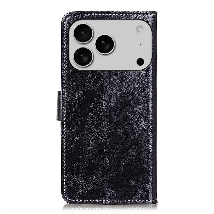 Retro Crazy Horse Texture Horizontal Flip Leather Phone Case, For iPhone 18 Pro / 17 Pro, For iPhone 18 Pro Max / 17 Pro Max, For iPhone 16e / 17e, For iPhone 17