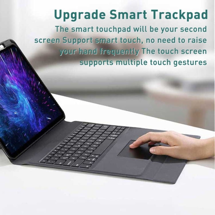 Integrated Bluetooth Keyboard Leather Case with Backlight & Touchpad, For iPad Pro 12.9 2022 / 2021 / 2020, For iPad Pro 11 2022 / 2021 / 2020, For iPad 10th Gen 10.9 2022, For iPad 10.2 2021 / 2020 / 2019, For iPad Air 2022 / 2020...