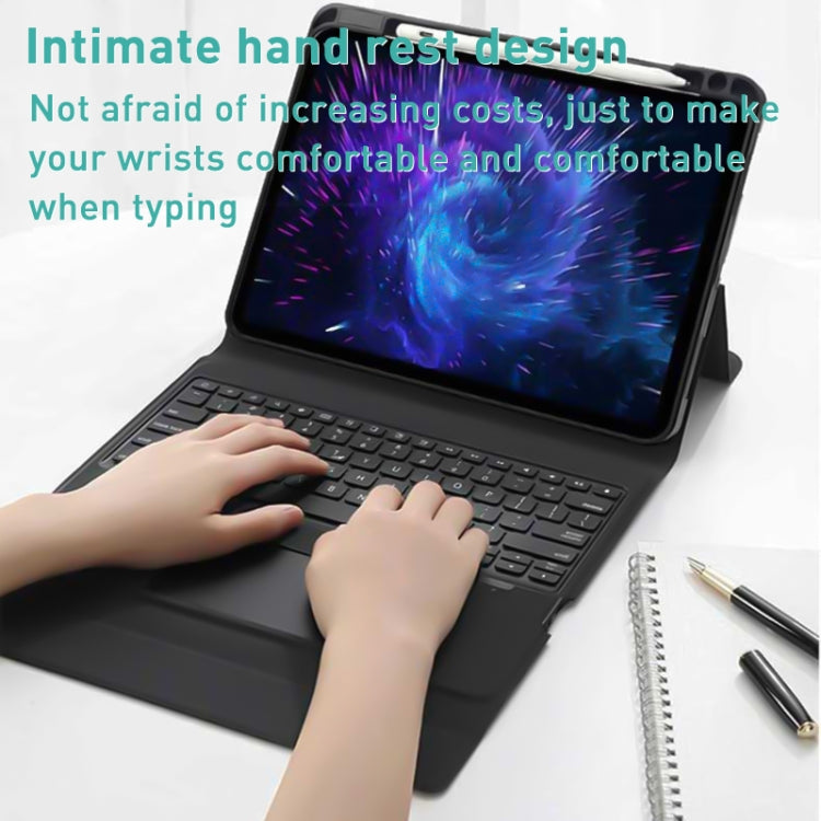 Integrated Bluetooth Keyboard Leather Case with Backlight & Touchpad, For iPad Pro 12.9 2022 / 2021 / 2020, For iPad Pro 11 2022 / 2021 / 2020, For iPad 10th Gen 10.9 2022, For iPad 10.2 2021 / 2020 / 2019, For iPad Air 2022 / 2020...