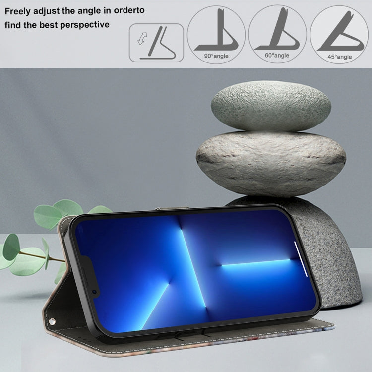 Crystal 3D Shockproof Protective Leather Phone Case, For iPhone 15