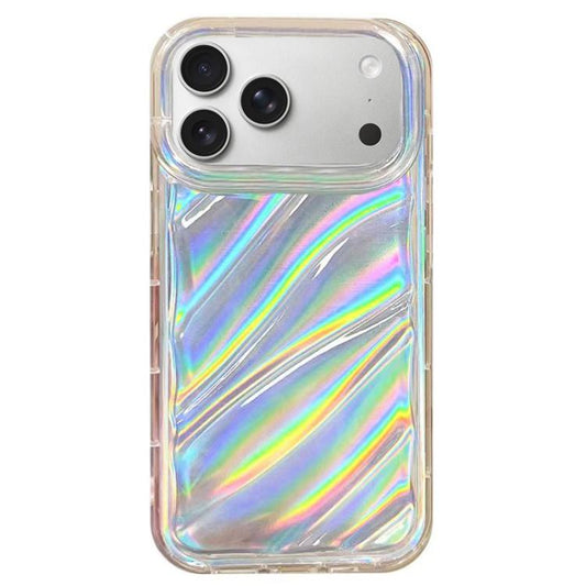 Laser Sequin Waves TPU Phone Case, For iPhone 14 Plus, For iPhone 14, For iPhone 14 Pro, For iPhone 14 Pro Max, For iPhone 13 Pro Max, For iPhone 13 Pro