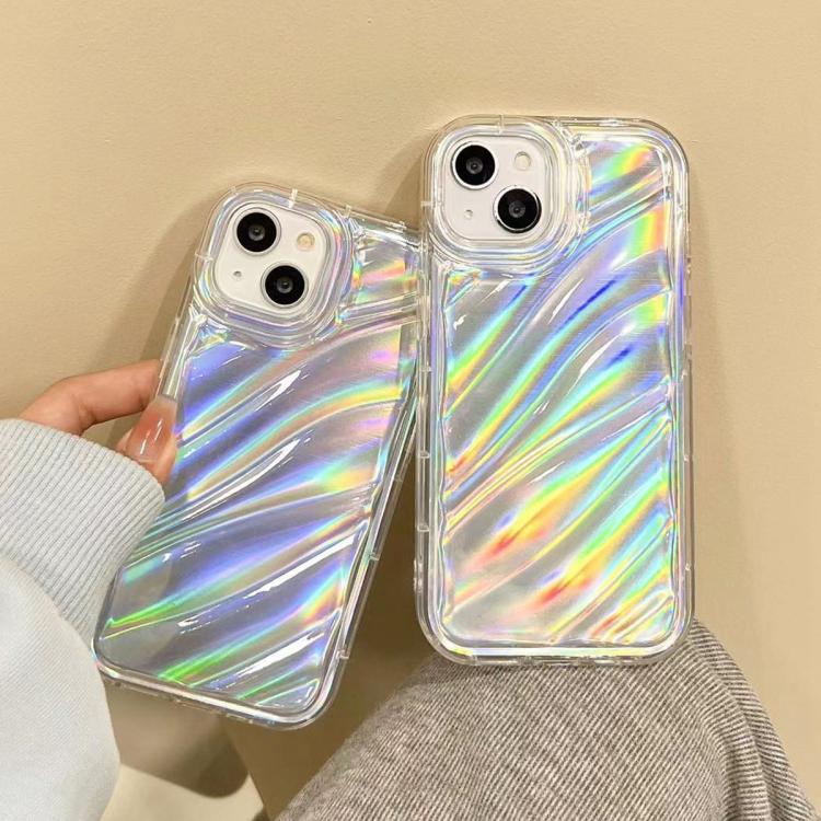 Laser Sequin Waves TPU Phone Case, For iPhone 14 Plus, For iPhone 14, For iPhone 14 Pro, For iPhone 14 Pro Max, For iPhone 13 Pro Max, For iPhone 13 Pro