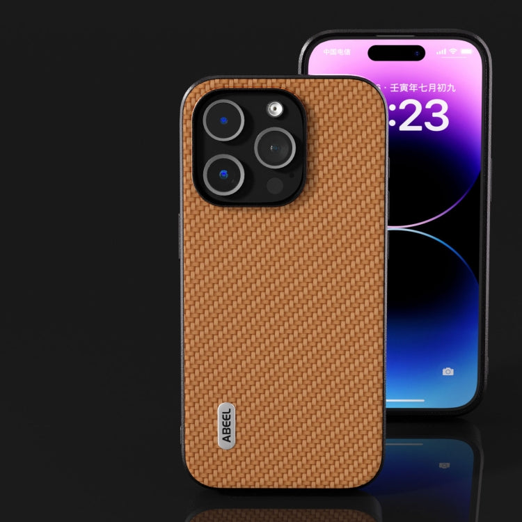 ABEEL Carbon Fiber Texture Protective Phone Case, For iPhone 15 Plus, For iPhone 15, For iPhone 14 Pro Max