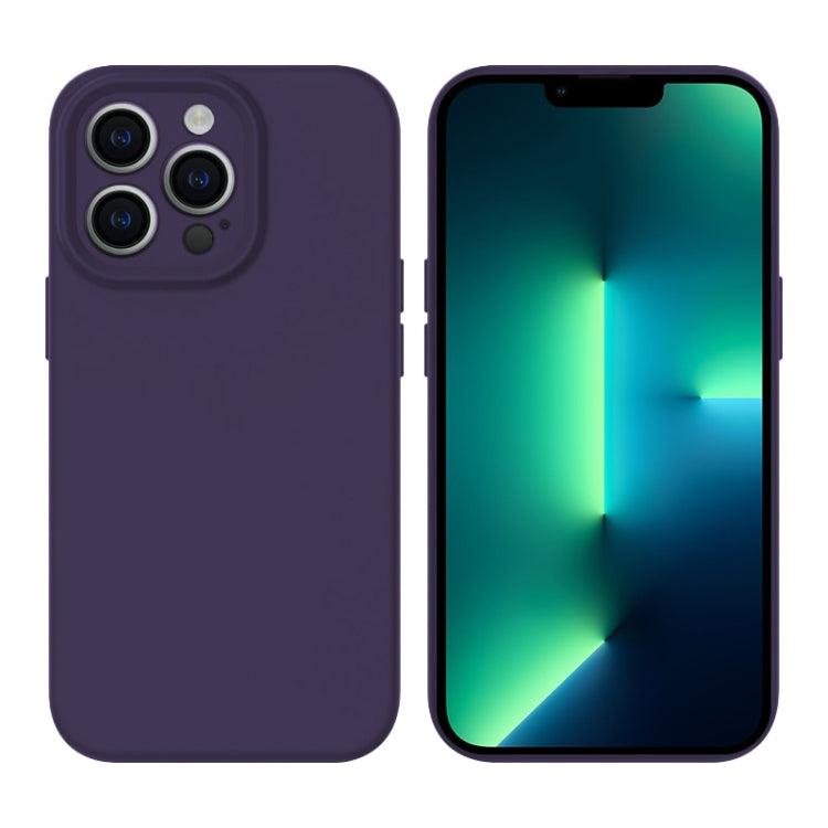 Liquid Silicone MagSafe Precision Hole Phone Case, For iPhone 14 Pro Max, For iPhone 13 Pro Max, For iPhone 13 Pro