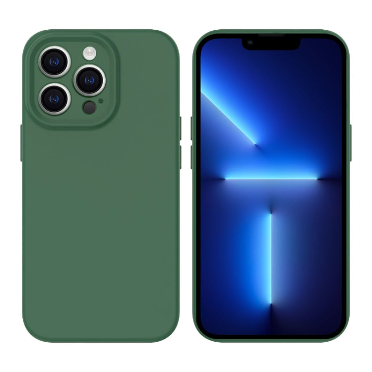 Liquid Silicone MagSafe Precision Hole Phone Case, For iPhone 14 Pro Max, For iPhone 13 Pro Max, For iPhone 13 Pro