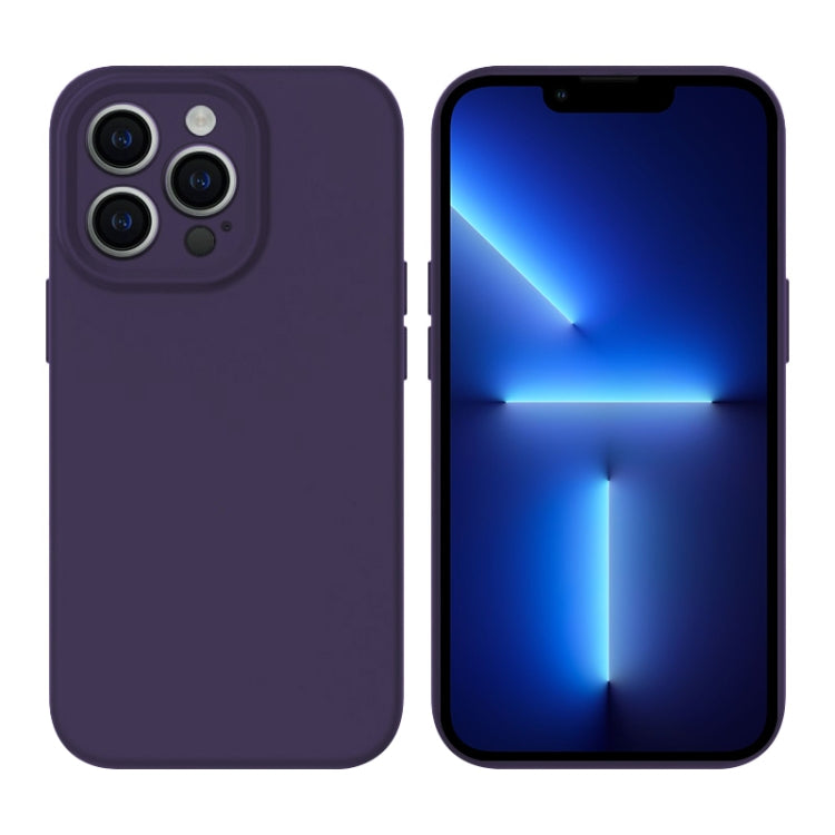Liquid Silicone MagSafe Precision Hole Phone Case, For iPhone 14 Pro Max, For iPhone 13 Pro Max, For iPhone 13 Pro