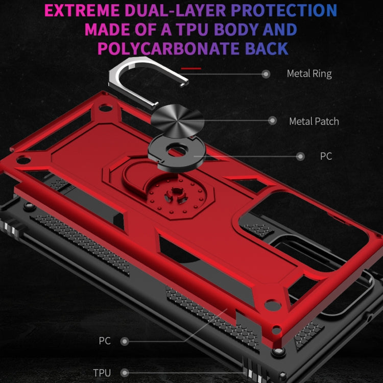 Shockproof TPU + PC Protective Case with 360 Degree Rotating Holder, For Samsung Galaxy Note 20 5G, For Samsung Galaxy Note 20+ 5G