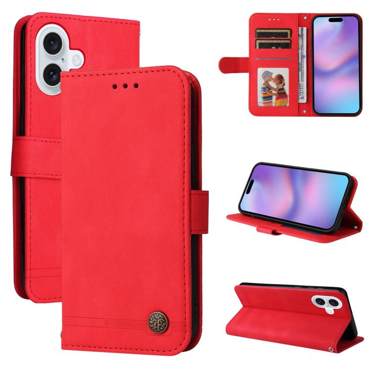 Skin Feel Life Tree Leather Phone Case