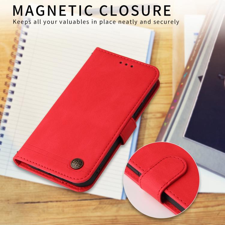 Skin Feel Life Tree Leather Phone Case