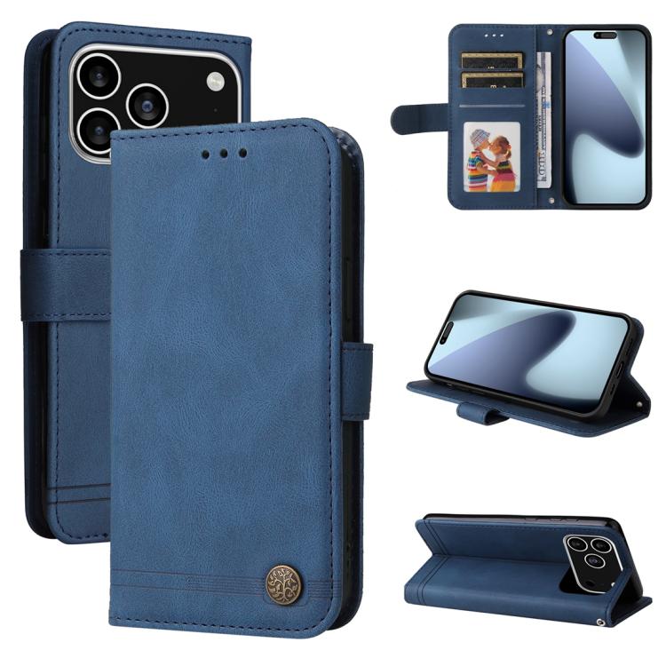 Skin Feel Life Tree Leather Phone Case