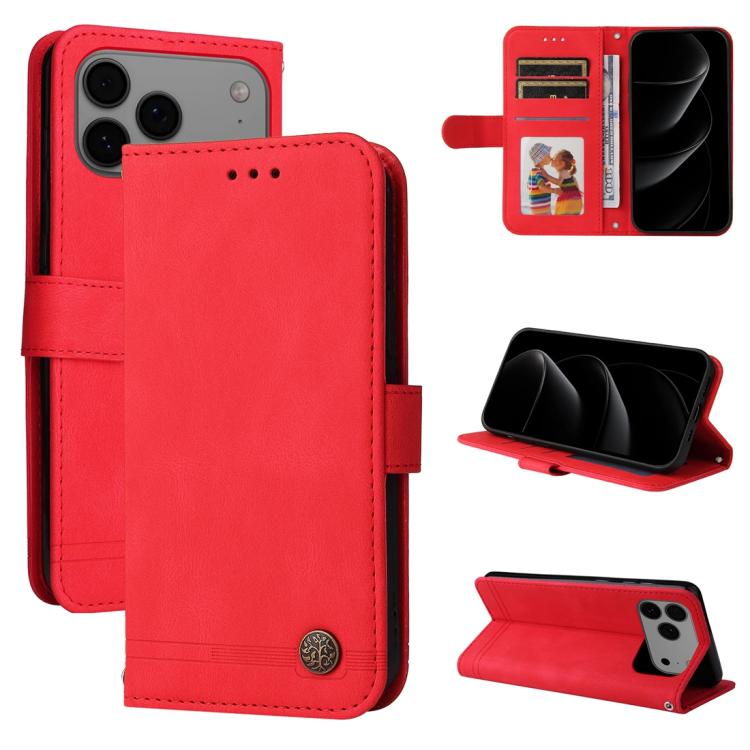 Skin Feel Life Tree Leather Phone Case
