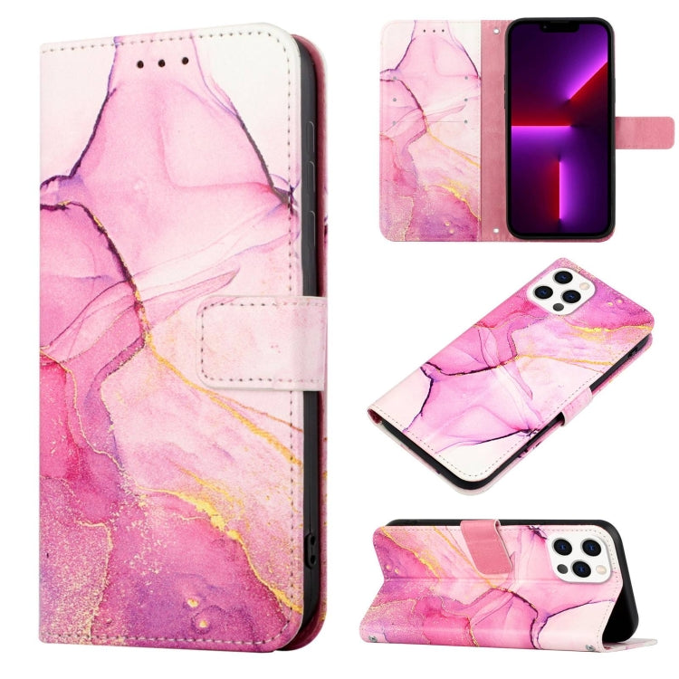 PT003 Marble Pattern Flip Leather Phone Case, For iPhone 16, For iPhone 15 Pro Max, For iPhone 15 Pro, For iPhone 15 Plus