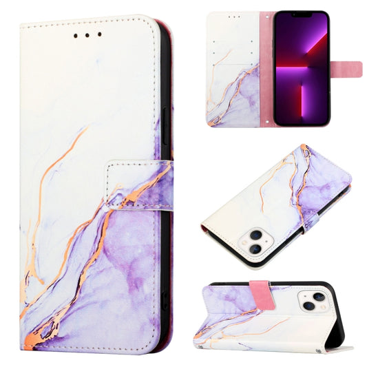PT003 Marble Pattern Flip Leather Phone Case, For iPhone 16, For iPhone 15 Pro Max, For iPhone 15 Pro, For iPhone 15 Plus