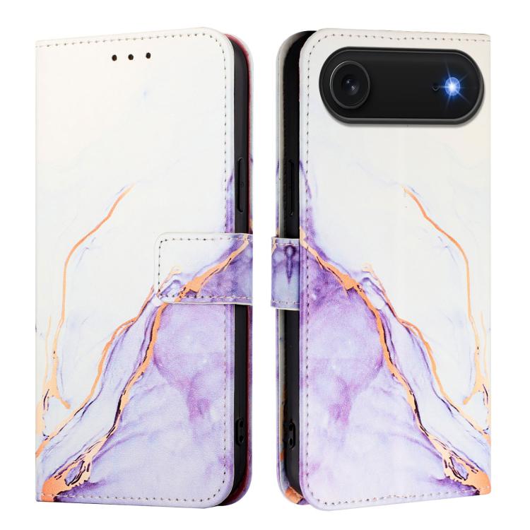 PT003 Marble Pattern Flip Leather Phone Case, For iPhone 16e, For iPhone 15 Pro Max, For iPhone 15 Pro, For iPhone 15 Plus
