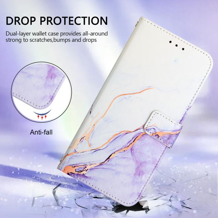 PT003 Marble Pattern Flip Leather Phone Case, For iPhone 16e, For iPhone 15 Pro Max, For iPhone 15 Pro, For iPhone 15 Plus