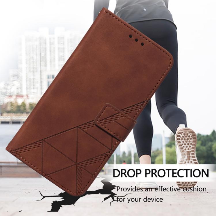 Crossbody 3D Embossed Flip Leather Phone Case, For iPhone 18 Pro / 17 Pro, For iPhone 18 Pro Max / 17 Pro Max, For iPhone 16e / 17e, For iPhone 17