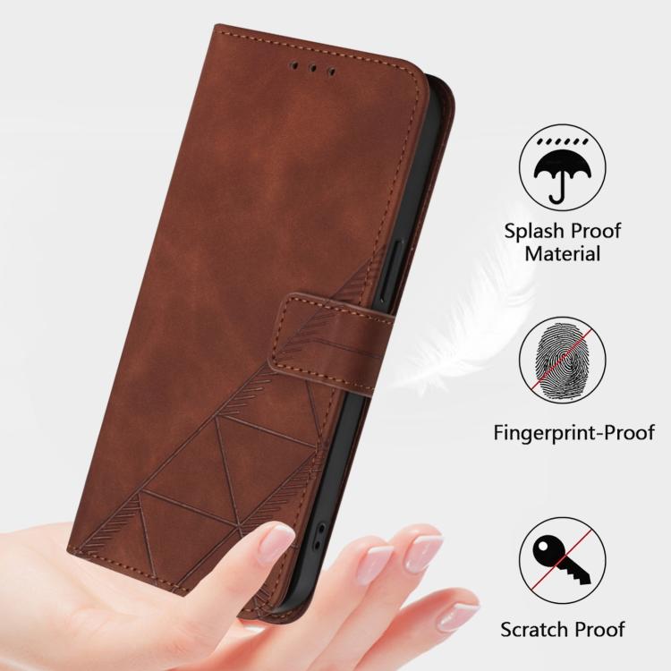 Crossbody 3D Embossed Flip Leather Phone Case, For iPhone 18 Pro / 17 Pro, For iPhone 18 Pro Max / 17 Pro Max, For iPhone 16e / 17e, For iPhone 17