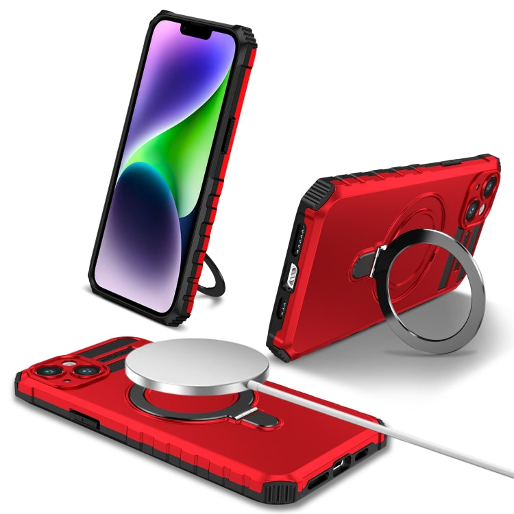 MagSafe Magnetic Holder Phone Case, For iPhone 15 Pro Max, For iPhone 15 Pro, For iPhone 15 Plus, For iPhone 15