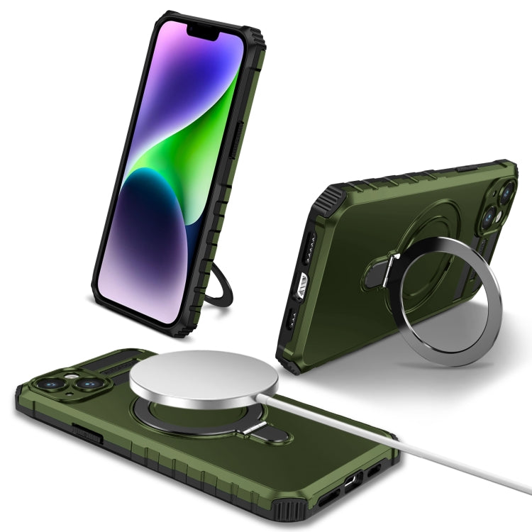 MagSafe Magnetic Holder Phone Case, For iPhone 15 Pro Max, For iPhone 15 Pro, For iPhone 15 Plus, For iPhone 15