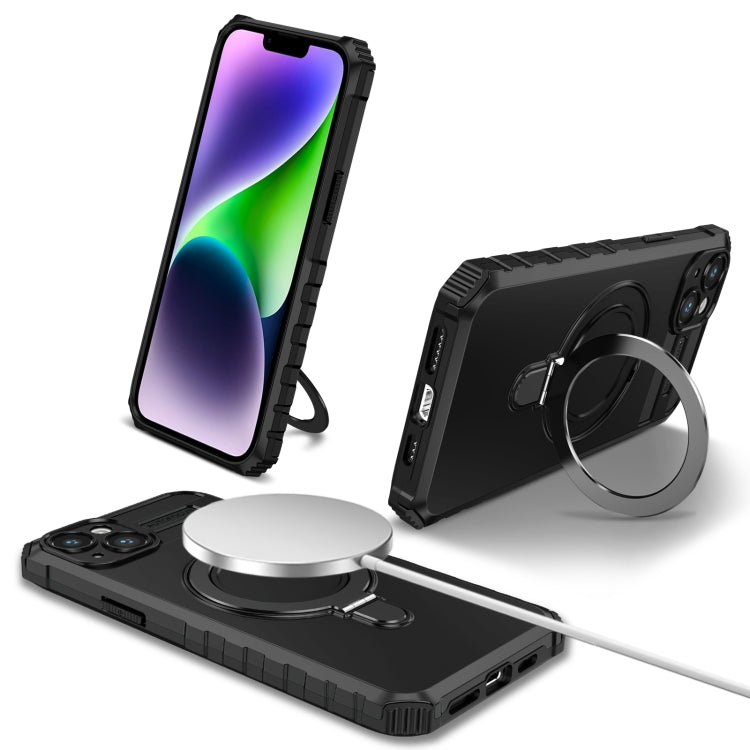 MagSafe Magnetic Holder Phone Case, For iPhone 15 Pro Max, For iPhone 15 Pro, For iPhone 15 Plus, For iPhone 15